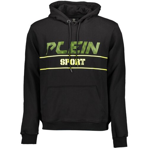 Plein Sport SWEATSHIRT WITHOUT ZIP MAN BLACK Slike