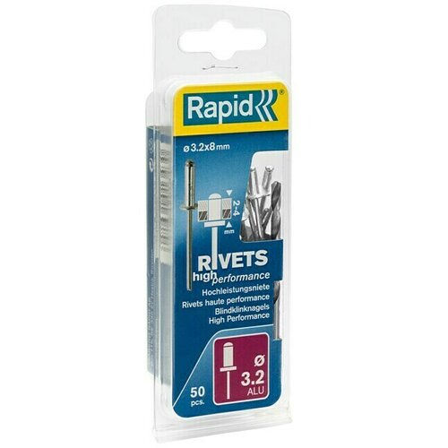 Rapid Slijepa zakovica (Promjer zakovice: 3,2 mm, Duljina zakovice: 8 mm, 50 Kom.) Cijene