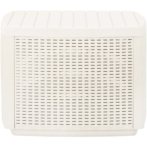  Vrtni stol boja bijeli 53 x 53 x 40 cm plastični Slike