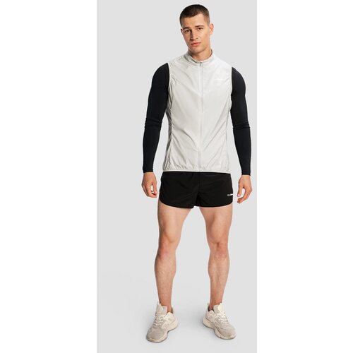 GymBeam Mu&amp;scaron;ki prsluk Pulse X Running Gray Slike
