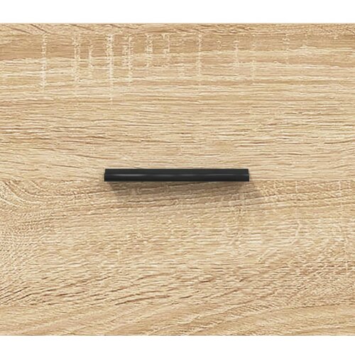  Visoka komoda hrasta sonome 34,5x34x180cm od konstruiranog drva Slike