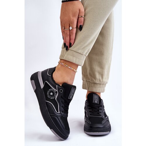 Big Star Ladies Sport Shoes Big Star LL274443 Black and Grey Cene