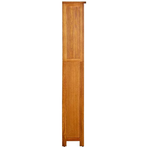 Police za knjige s 5 razina 70x22x140 cm od masivne hrastovine Slike