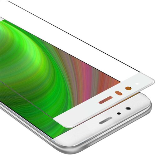 Cadorabo Huawei P9 - Za&scaron;čitna folija za transparentna z belo - Za&scaron;čitno steklo s kaljenim zaslonom s trdoto 9H in 3D dotikom, (20564802) Cene