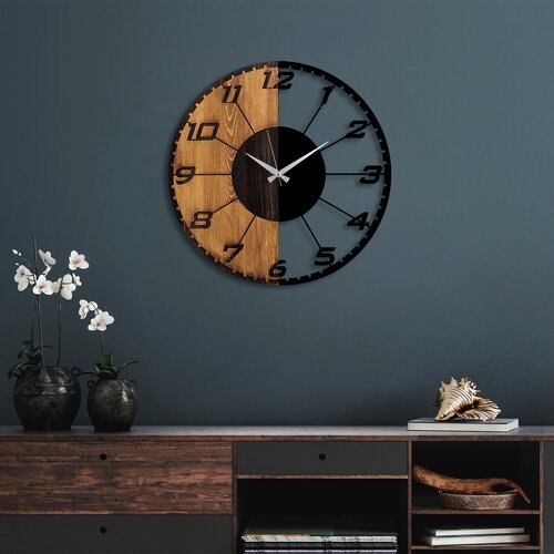 Aberto Design zidni sat 56x3x56cm orah Cene