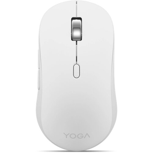 Lenovo Yoga Bluetooth Silent Mouse (Seashell/White), DPI switch 1600-2400-4000, IR optical sensor, Full size, Triple Bluetooth 5.3, 8 buttons, AA up to 36 months Cene