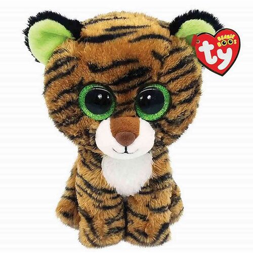 TY pli&amp;scaron; Beanie Boos TIGGY - rjavi tiger (15 cm) Slike