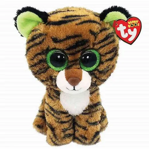 TY pliš Beanie Boos TIGGY - rjavi tiger (15 cm)