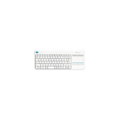  Brezžična tipkovnica Logitech K400 Plus Wireless Touch bela (Unifying, SLO gravura) Cene