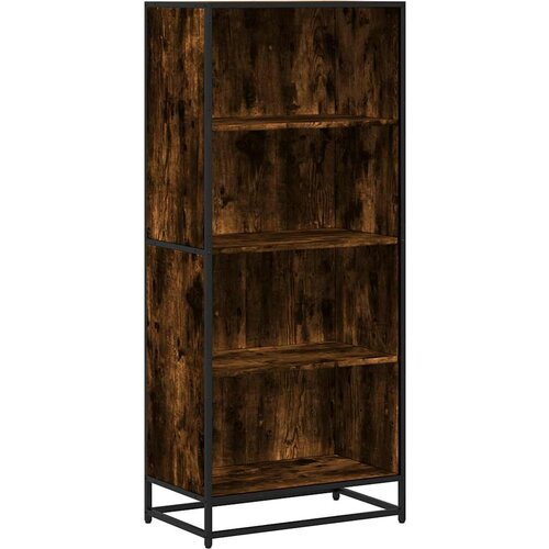 Maison Chic Knjižna omara - Knjižni regal dimljeni hrast 60x35x139 cm inženirski les, (21725016) Slike