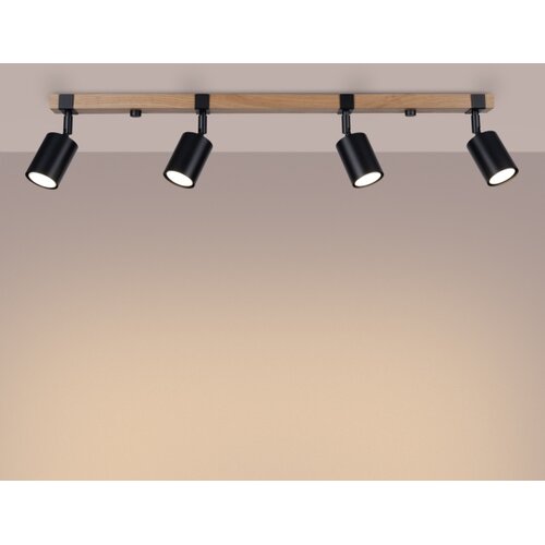 Sollux Lighting Sollux SL.1346 - Spot svetiljka FAGER 4xGU10/10W/230V crna Slike