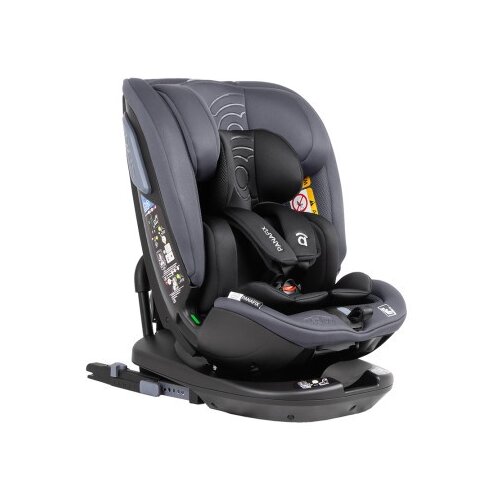 Asalvo auto sediste i-size 40-150 cm panafix grey ( 21816 ) Slike