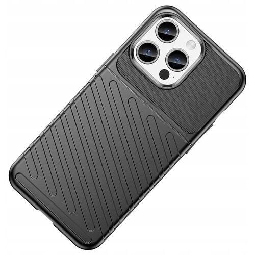 HURTEL THUNDER CASE ETUI OBUDOWA POKROWIEC FUTERAŁ PLECKI DO IPHONE 15 PRO CZARNE, (21972858) Cene