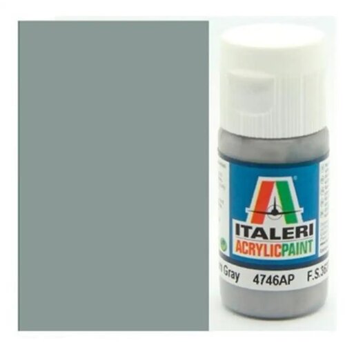 Italeri Flat Medium Grey (4746AP) - Mat siva barva za makete 20 ml Slike