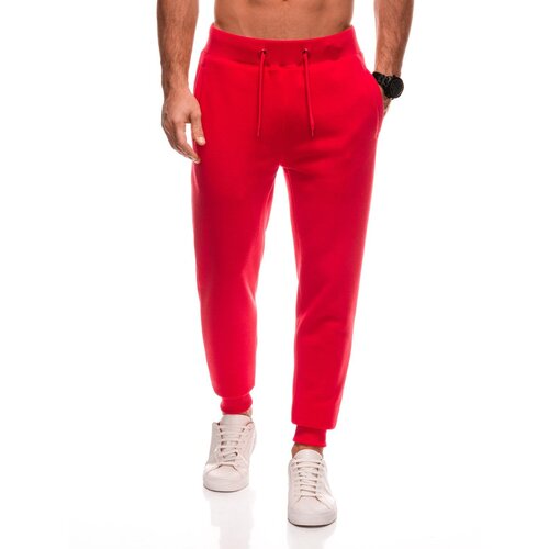 Edoti BASIC men's uniform sweatpants joggers - red Cene