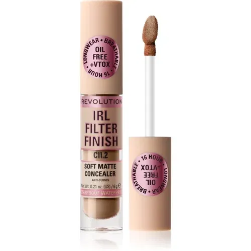 Makeup Revolution IRL Filter dolgoobstojni korektor za polno prekrivanje odtenek C11.2 6 g