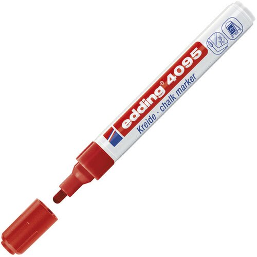  MARKER-KREDA ZA STAKLO 2-3MM EDDING 4095 CRVENI Cene