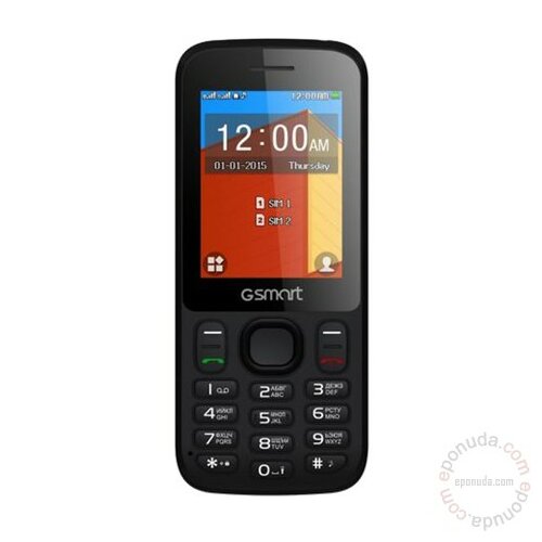 Gigabyte GSmart F240 Dual SIM (Crna) mobilni telefon Slike