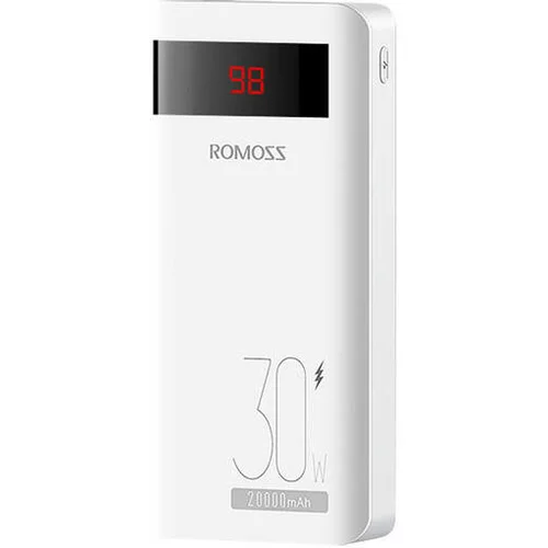 Romoss Powerbank Sense6PS Pro 20000mAh, 30W (bela)