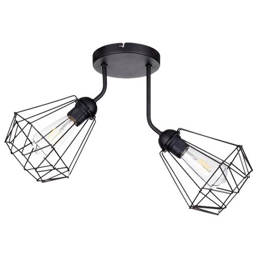 Mitea Lighting Plafonska lampa crna 2xE27 Max.60W 220~240V M0824-2P Slike