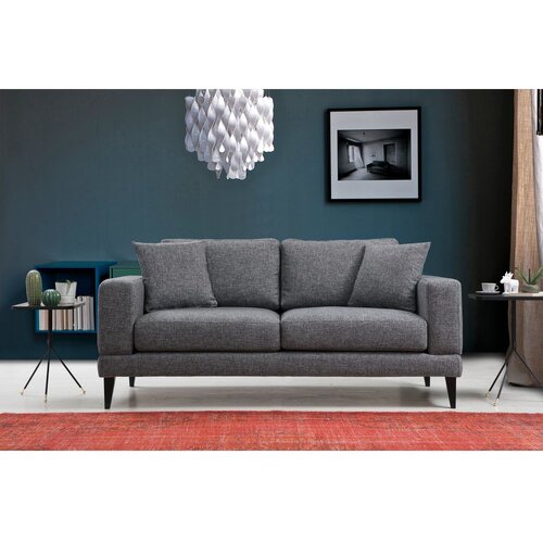 ATELIER Temno siva sedežna garnitura 180 cm Nordic – Cene