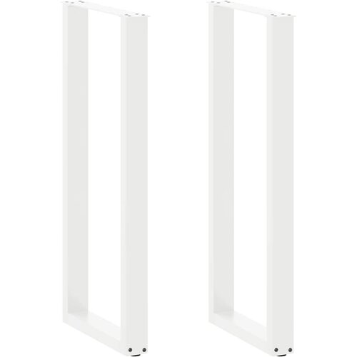  Noge za barski stol U-oblika 2 kom Bijele 40 x (110-111) cm Čelik Cene
