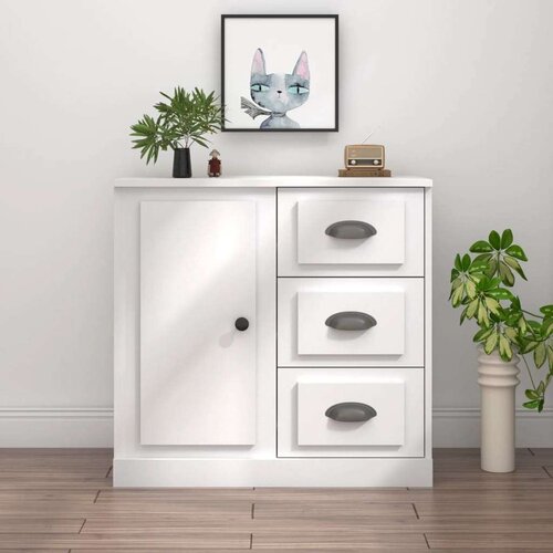  Komoda bijela 70 x 35 5 x 67 5 cm od konstruiranog drva Cene