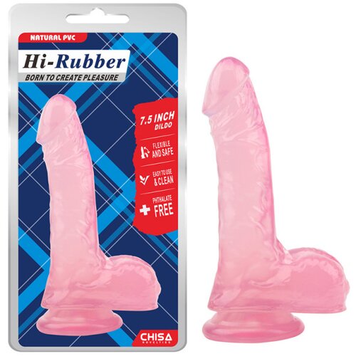  Dildo sa testisima, Roze, 20 cm Cene