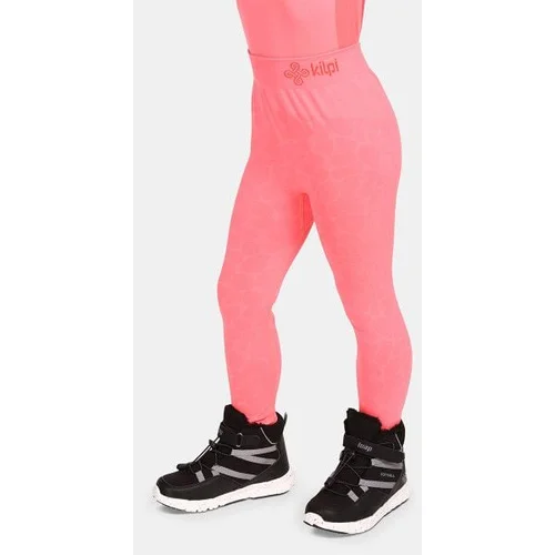 Kilpi Girls' thermal underwear OLINE-JG Pink