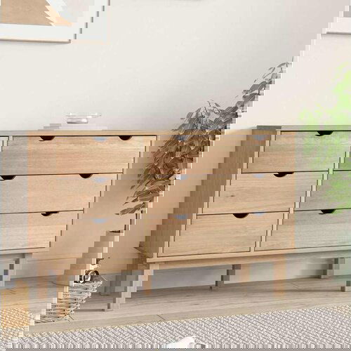vidaXL predalnik otta 111x43x73,5 cm trdna borovina Cene
