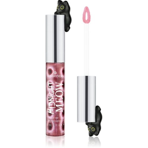 Essence MIDNIGHT MEOW cat-eye ble&amp;scaron;čeči sijaj za ustnice odtenek 01 Moonlight Spell 9 ml Slike