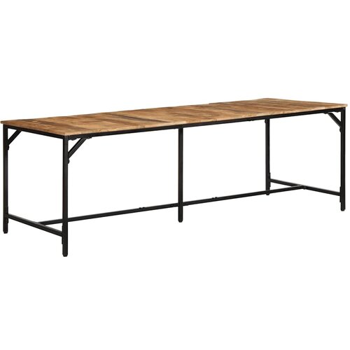 VidaXL jedilna miza 220x90x75 cm masivni les grobo mango Slike