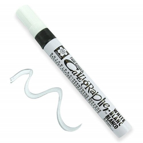 Artmie Flomaster Pen - touch Calligrapher M 5.0 mm | White Cene
