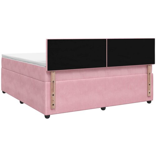  Boxspring krevet s madracem Ružičasta 140 x 190 cm Bar&amp;scaron;un Slike