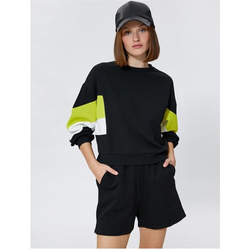 Koton Line Detailed Sweatshirt Relax Fit Slike
