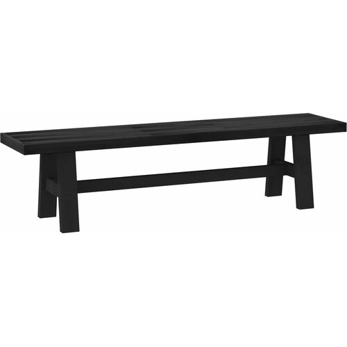  Klupa za blagovanje NOAIN 180 x 41 x 45 cm Masivna borovina Slike