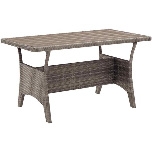 Vrtni stol sivi 120 x 70 x 66 cm od poliratana Cijene