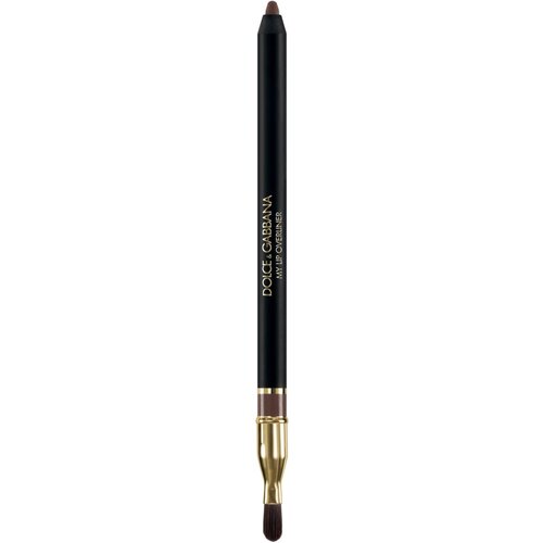 Dolce & Gabbana My Lip Overliner svinčnik za ustnice s čopičem odtenek 05 My Chocolate Brown - Rich Neutral Deep Brown 1.2 g Cene
