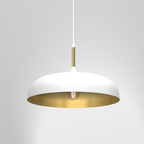  Brilagi - Visilica na sajli ABRAHAM 1xE27/60W/230V, prečnik 45 cm, bela Slike
