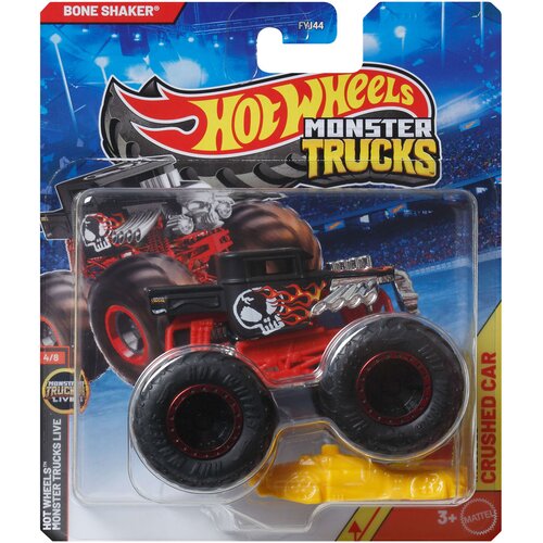 Mattel Hot Wheels Monster Trucks: Bone Shaker crveni monster autić 1/64 - Slike