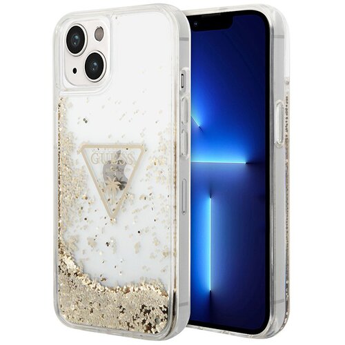  Maska za telefon Guess Hc Liquid Glitter Triangle za iPhone 14 Plus 6.7 transparent (GUHCP14MLFCTPT) Cene