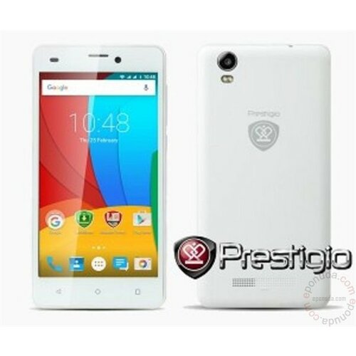 Prestigio Muze A5 (Bela) - PSP5502DUOWHITE mobilni telefon Slike