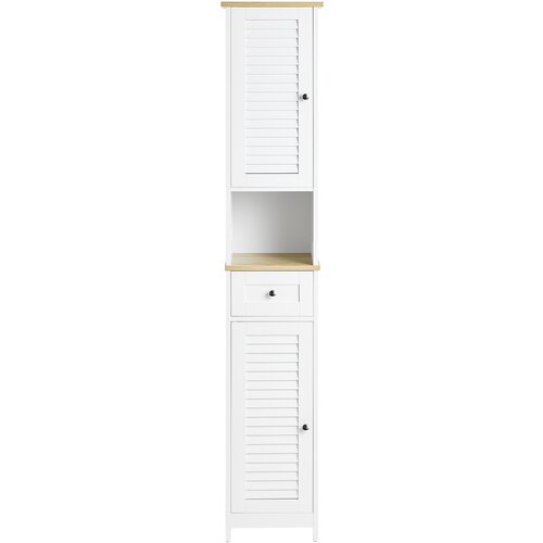 SoBuy Kopalniški stolpec s predalom 30x30x170cm FRG236-WN, (22108443) Cene