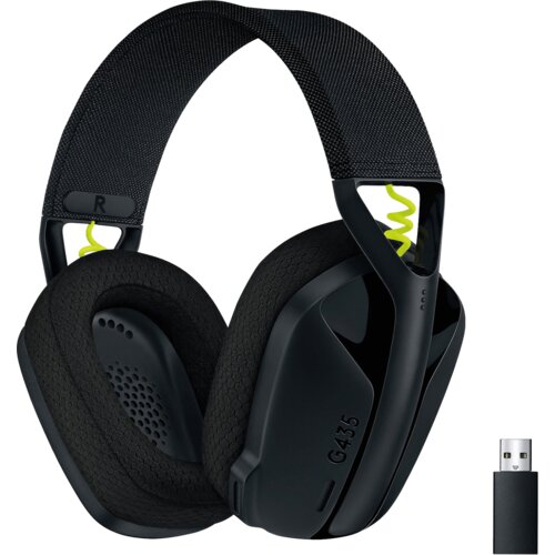 Logitech Lightspeed G435 Bežične slu&scaron;alice, 40 W, Crne Cene