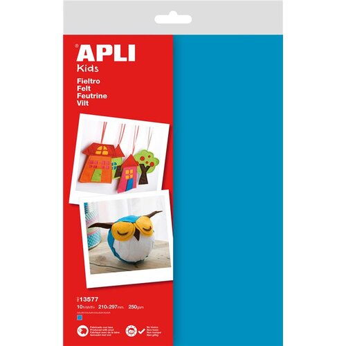 Apli Filc moder A4 10 kos, (20452034) Slike
