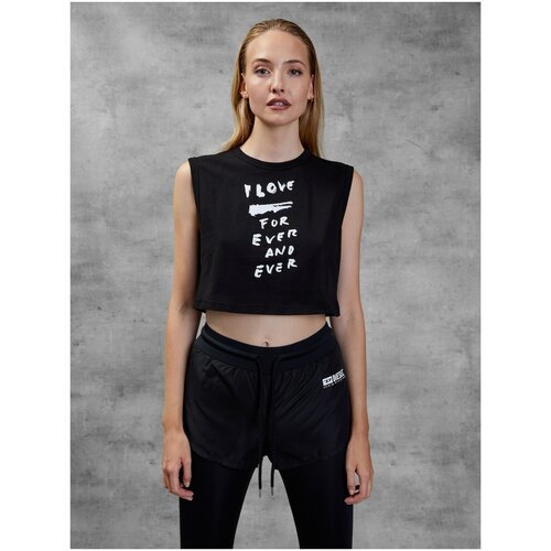 Diesel Black Women&amp;#039;s Cropped T-Shirt - Women Slike