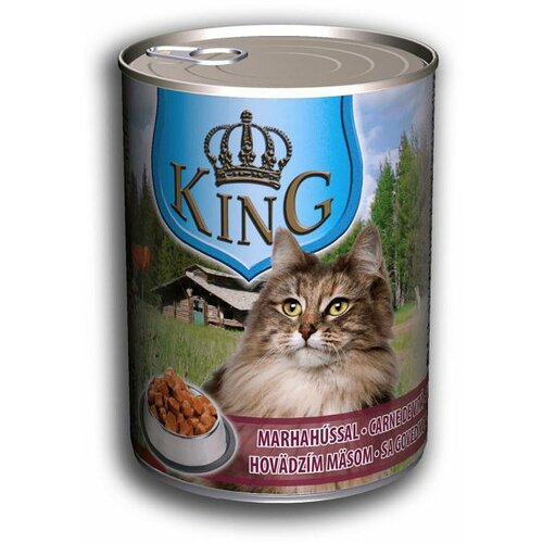 Purina king konzerva za mačke - govedina 415g Slike