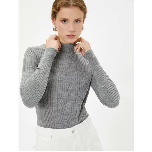 Koton Half Turtleneck Sweater Knitwear Slim Fit
