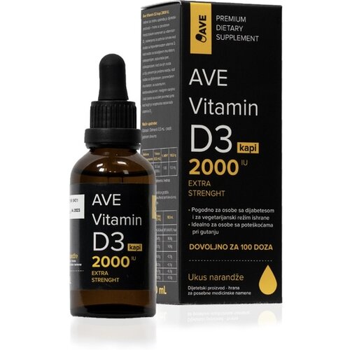 Ave vitamin D3 2000IU Cene
