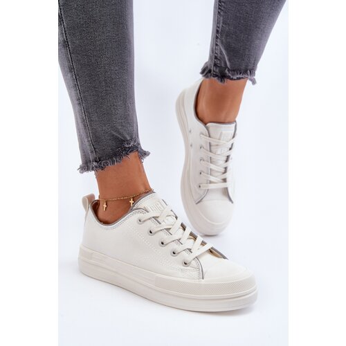 Big Star Women&amp;#039;s Platform Trainers LL274A177 White Slike